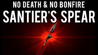 No Death amp No Bonfire  Santiers Spear Dark Souls 2 SotFS [upl. by Tsuda807]