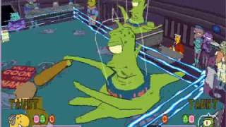 The Simpsons wrestling  Smithers n Burns vs Kang n Kodos [upl. by Ydnahs]