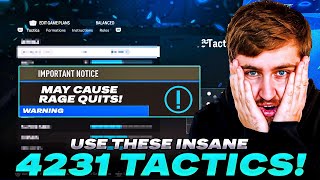 The Best Meta 4231 custom tactics  instructions For EA FC 24 [upl. by Nonarb627]