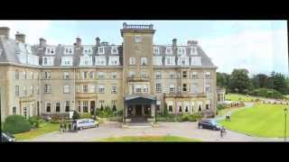 GLENEAGLES PROMO  5 STAR LUXURY HOTEL SCOTLAND GOLF SPA TRAVEL [upl. by Myrna]