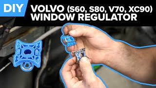 Volvo Window Regulator Sliding Block Replacement  Easy DIY S60 S80 V70 XC90 [upl. by Derdlim]