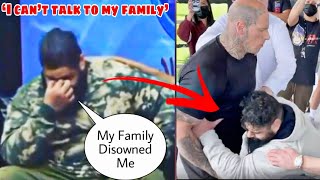 ‘Iranian Hulk’— ‘I can’t talk to my family’  Iranian Hulk vs Martyn Ford staredown ends in tears [upl. by Fontes]