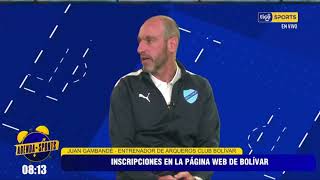 Gambandé sobre los arqueros de la selección🇧🇴 “El detalle es al gusto del técnico”🔎 [upl. by Dolly]