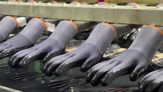 Nitrile Foam Gloves Production Line [upl. by Eniamrej408]