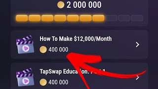 how to make 12000month Tapswap code  Tapswap code today  Tapswap code how to make 12000month [upl. by Meela791]