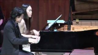 Liszt Hungarian Rhapsody no2 from Friska for 2 pianos 8 hands [upl. by Finlay653]