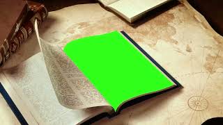 Opening Book Green Screen Video No Copyright  Free video NP Creative trending [upl. by Anoyek]