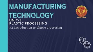 31 Introduction to Plastic Processing  ME405 [upl. by Hultgren198]