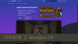 TUTORIAL BetonQuest 20 15 Getting Started  Make a Test Server [upl. by Atikin569]