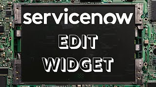 How to Edit a Service Portal Widget in ServiceNow  2024  Washington DC  Next Experience  Polaris [upl. by Martres]