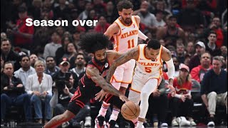 The Atlanta Hawks season ends in Chicago major offseason looms and questions need answers [upl. by Ogg]