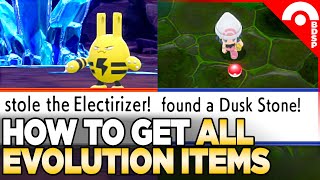 How to Get All Evolution Items in Pokemon Brilliant Diamond amp Shining Pearl [upl. by Mello]