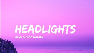 Alan Walker amp Alok  Headlights  FtKIDDO   Slowed  Reverb   Lyrics [upl. by Massingill82]