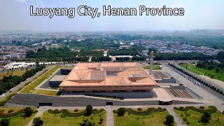 Aerial China：Luoyang City Henan Province河南省洛陽市 [upl. by Ihculo]