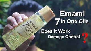 Emami 7 In One Oil Does It Work Damage Control Hair  Hindi  Bunny LifeStyle [upl. by Holleran]