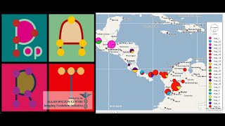 POPART  Redes de haplotipos en un mapa [upl. by Ehcsrop99]