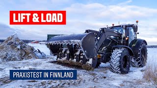 Valtra Lift amp LoadFunktion  Ville Kari Alahärma  Intelligenter Frontlader in Aktion [upl. by Luzader]