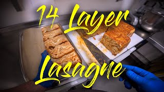 I Made a 14Layer Grilled Lasagna 👌😊👍 [upl. by Siramed]