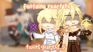 fontaine react to twins  part 15 [upl. by Yeleek]