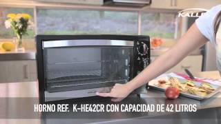 Horno Tostador Kalley [upl. by Ruosnam]