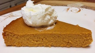 EASY HEALTHY CRUSTLESS PUMPKIN PIE [upl. by Araed981]