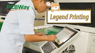 Legend Printing  Multilayer PCB Manufacturing Process  12 [upl. by Annerahs]