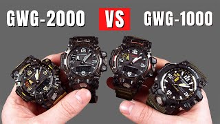 Which one should you buy Casio Gshock Mudmaster GWG2000 vs GWG1000 [upl. by Aicilif]