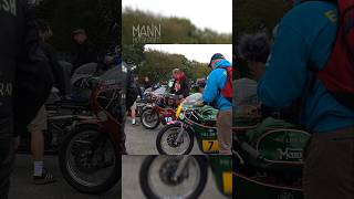 Behind the Scenes Classic Bikes in the Assembly Area 🇮🇲 Manx GP 2024 [upl. by Sheaff]