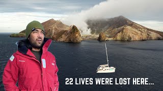 SAILING RIGHT UP TO AN ACTIVE VOLCANO IN NEW ZEALAND 😲  Episode 262 [upl. by Kerrison]