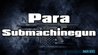 Payday 2 Weapon Demonstration Para Submachinegun [upl. by Esinek]