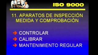 Dirección empresarial y calidad total 07 Certificación normas ISO 9000 [upl. by Nilyac]