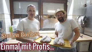 Einmal mit Profis Christstollen backen [upl. by Eymaj]