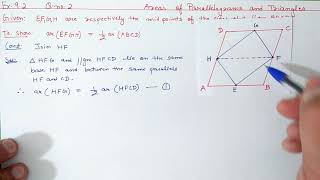 Chapter9 Ex92 Q2 Areas of Parallelograms and Triangles  Ncert Maths Class 9  Cbse [upl. by Floria]