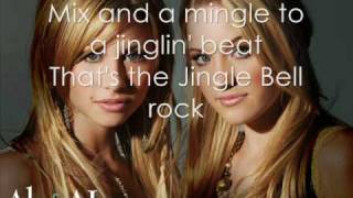 Aly amp Aj  Jingle Bell Rock with lyrics [upl. by Erialb]