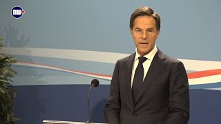 Live Rutte staat pers te woord na wekelijkse ministerraad  NUnl [upl. by Aerised200]