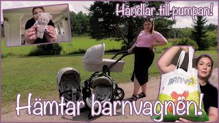 HÄMTAR UT BARNVAGNEN 🧸 ÖPPNAR BABYBOXAR VLOGG 135  AMANDA MARIN [upl. by Alial169]