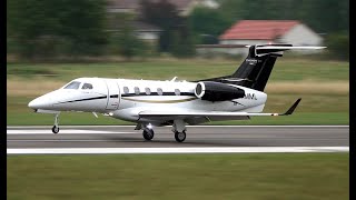 Synair Embraer Phenom 300 FHMML ✈ Landing Start Up and Take Off [upl. by Zysk]