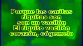 ISMAEL RIVERA LAS CARAS LINDAS KARAOKE [upl. by Devi]