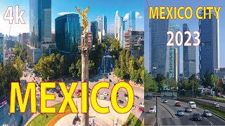 Mexico City  Mexico 4K By Drone 2023 [upl. by An]