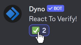 Create Discord Verification System Using Dyno Bot [upl. by Hardunn339]