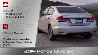 2014  2015 Honda Civic EX Review and Road Test [upl. by Herod]