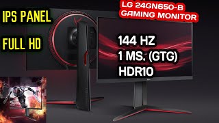 LG 24GN650B24GN600B Gaming Monitor [upl. by Coppola]