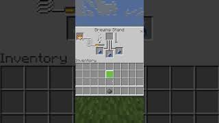 How To Brew Thick Splash Potions In Minecraft Shorts [upl. by Ty]