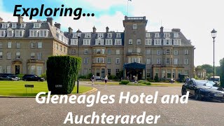 Gleneagles Hotel and Auchterarder Perth and Kinross Drive Through [upl. by Codee]