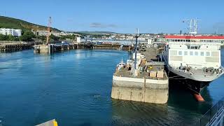 Sailing on the IoM Steam Packet Co Manxman DouglasHeysham 06082024 [upl. by Ahsinahs422]