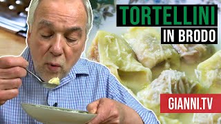 Tortellini in Brodo Italian recipe Giannis North Beach [upl. by Caras877]