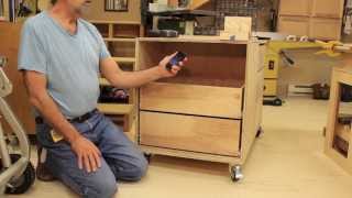 Sanding Center Pt 6 Install Drawers [upl. by Razaile63]