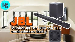 JBL Bar 1300X  Nova Soundbar com Duração de 12 Horas e Potência de 585 W RMS [upl. by Schroder153]