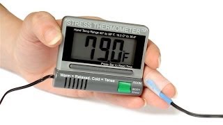 stress thermometer biofeedback relaxation lie detector [upl. by Nylram]