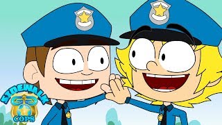 Sidewalk Cops  Lazy Daisys Nap Time  Kids Cartoons  Police kIds  Cartoons For Kids [upl. by Ruenhcs781]